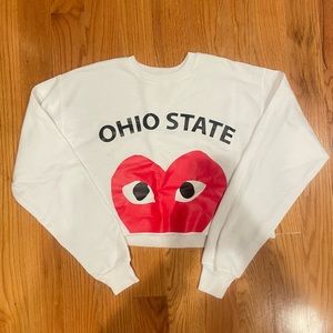 Ohio state cropped sweatshirt. Size small.